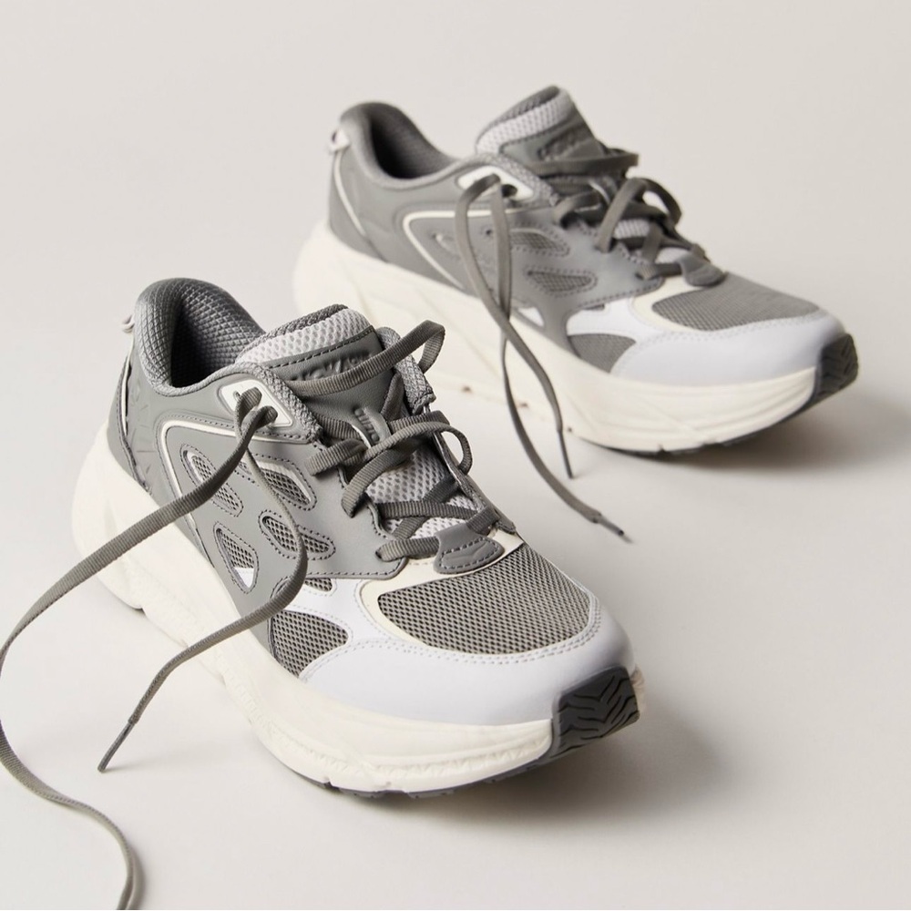 HOKA® Clifton L Athletics Sneakers in Asteroid/Alabaster